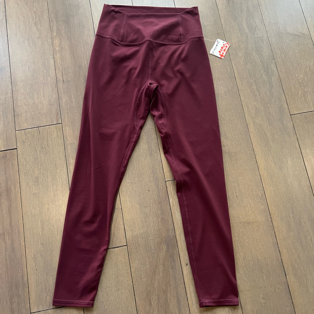 NWT Free People FP Movement Never Better Legging Oxblood
